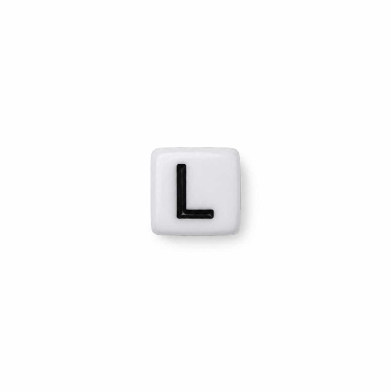 Cube Alphabet Beads material